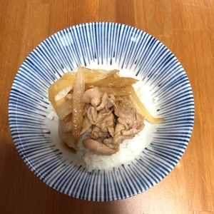 フライパン一つで簡単★豚丼